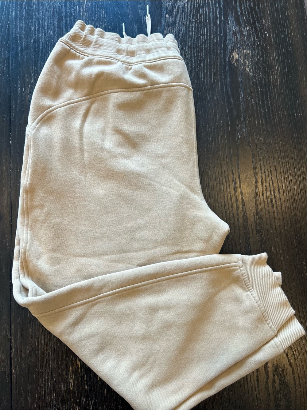 lululemon athletica Light Tan scuba joggers
